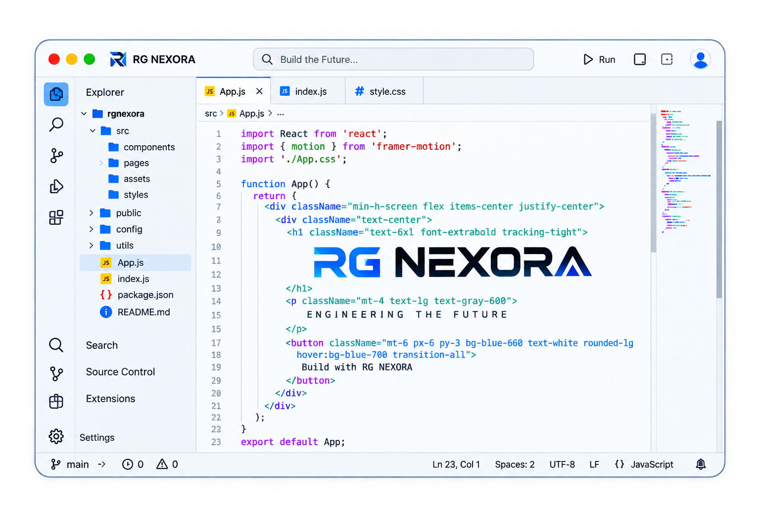 RG Nexora Code Ecosystem